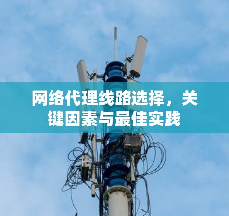 网络代理线路选择,关键因素与最佳实践 网络代理线路选择,关键因素与最佳实践