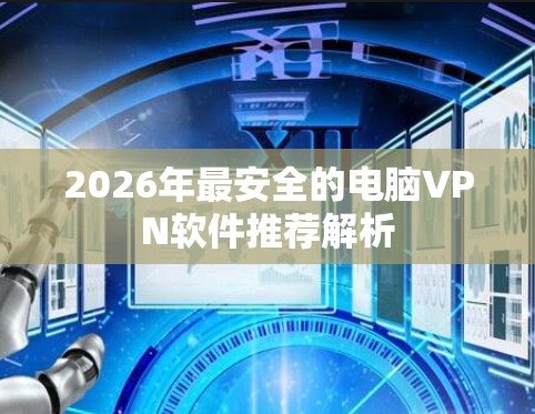 2026年最安全的电脑VPN软件推荐解析 2026年最安全的电脑VPN软件推荐解析