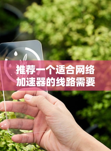 推荐一个适合网络加速器的线路需要综合考虑多个因素,以下是一个有条理的建议 推荐一个适合网络加速器的线路需要综合考虑多个因素,以下是一个有条理的建议