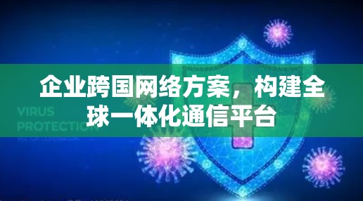 企业跨国网络方案,构建全球一体化通信平台