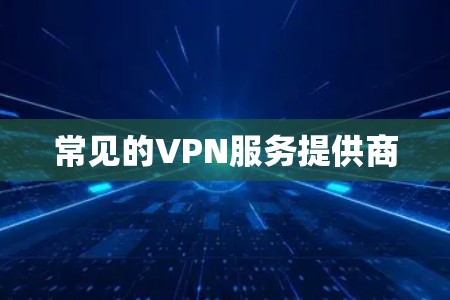 常见的VPN服务提供商