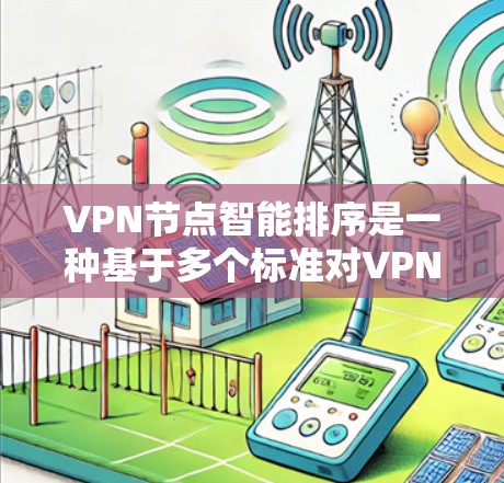 VPN节点智能排序是一种基于多个标准对VPN服务器进行评估和排序的技术,旨在帮助用户快速找到最适合其需求的节点。以下是关于VPN节点智能排序的详细说明