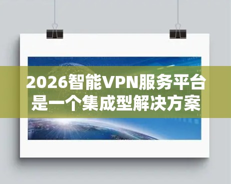 2026智能VPN服务平台是一个集成型解决方案,旨在为用户提供全面的网络安全和便捷访问服务。以下是对该平台的详细分析 2026智能VPN服务平台是一个集成型解决方案,旨在为用户提供全面的网络安全和便捷访问服务。以下是对该平台的详细分析