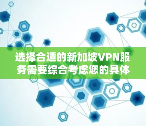 选择合适的新加坡VPN服务需要综合考虑您的具体需求和预算。以下是根据您的需求整理的推荐方案