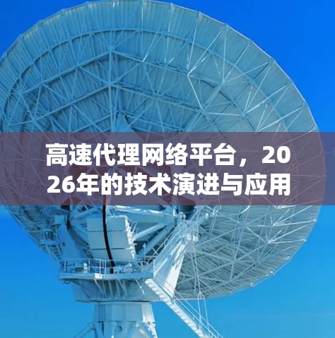 高速代理网络平台,2026年的技术演进与应用前景 高速代理网络平台,2026年的技术演进与应用前景