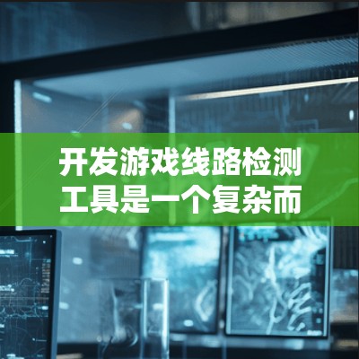 开发游戏线路检测工具是一个复杂而有挑战性的项目,涉及多个关键步骤和技术。以下是对该项目的详细分析和实施步骤 开发游戏线路检测工具是一个复杂而有挑战性的项目,涉及多个关键步骤和技术。以下是对该项目的详细分析和实施步骤