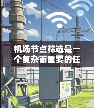 机场节点筛选是一个复杂而重要的任务,涉及多方面的考量和步骤。以下是一个有条理的解决方案,帮助您有效地筛选机场节点 机场节点筛选是一个复杂而重要的任务,涉及多方面的考量和步骤。以下是一个有条理的解决方案,帮助您有效地筛选机场节点