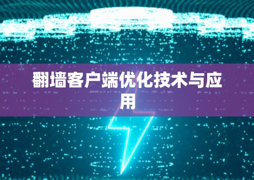 翻墙客户端优化技术与应用