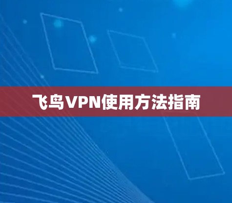 飞鸟VPN使用方法指南 飞鸟VPN使用方法指南