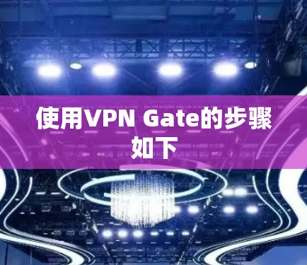 使用VPN Gate的步骤如下 使用VPN Gate的步骤如下