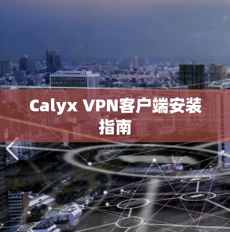 Calyx VPN客户端安装指南 Calyx VPN客户端安装指南