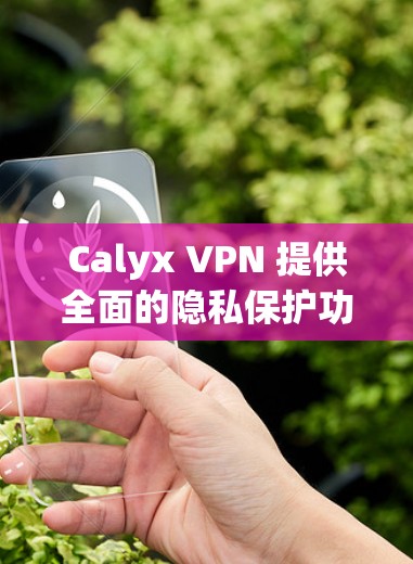 Calyx VPN 提供全面的隐私保护功能,旨在确保用户数据的安全和隐私。以下是其主要隐私功能的详细介绍 Calyx VPN 提供全面的隐私保护功能,旨在确保用户数据的安全和隐私。以下是其主要隐私功能的详细介绍