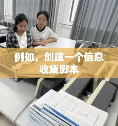 例如，创建一个信息收集脚本